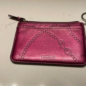 Vintage Coach Card ID Holder Case
All leather 
Shows some wear